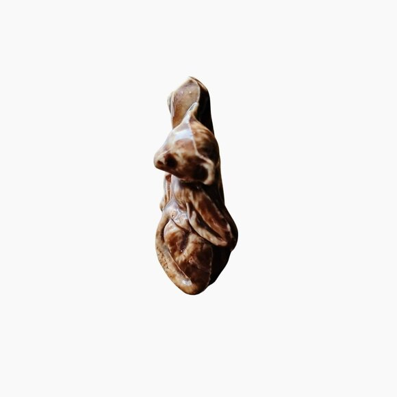 Wade Whimsies Langur Monkey Figurine, Vintage Animal Figure, 1980s England Brown - Picture 5 of 5